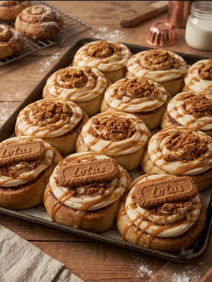 Cinnamon roll con toppins